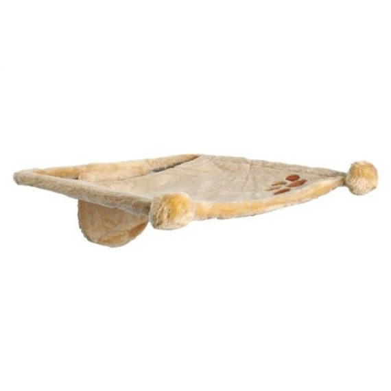 KT25.Trixie Hammock for Walls - falra rögzíthető fekhely (bézs) macskák részére (42x41cm)