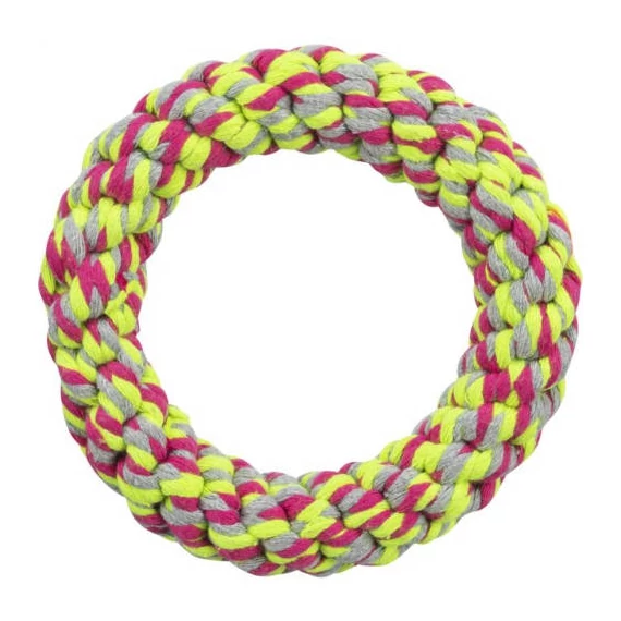Trixe Rope Ring - játék (karika kötélből, fogtisztítós) kutyák részére (Ø14cm)