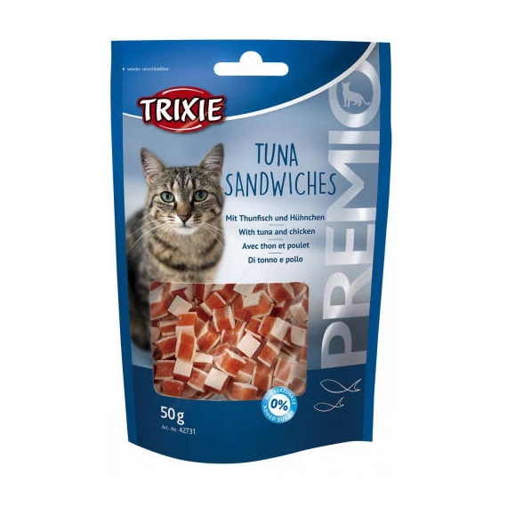 Trixie Premio Tuna Sandwiches - jutalomfalat (tonhal) macskák részére (50g)