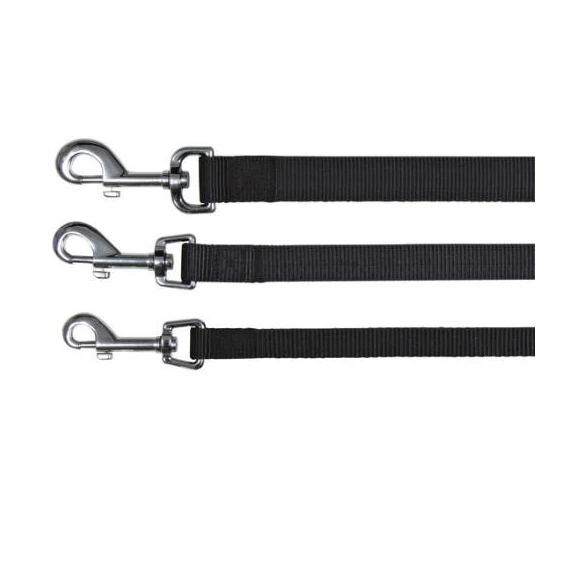 KT24: Trixie Classic Leash - póráz (fekete) kutyák részére (XS-S) 1.2m/15mm