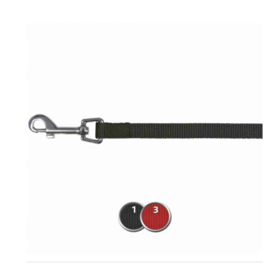 KT24: Trixie Classic Leash - póráz (piros) kutyák részére (XS-S) 1.2m/15mm