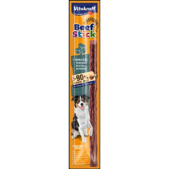 Vitakraft Beef Stick (plusz ásványianyag) jutalomfalat - kistestű kutyák részére (12g)