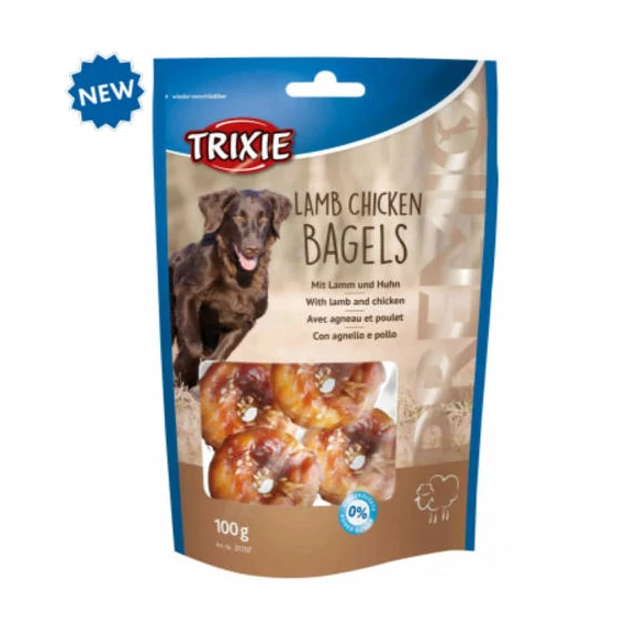 Trixie PREMIO Lamb Chicken Bagels -jutalomfalat (bárány,csirke) 100g