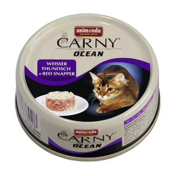 Animonda Carny Ocean Adult (tonhal,vörös sügér) konzerv - Felnőtt macskák részére (80g)
