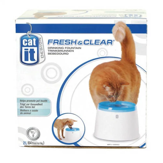 Hagen Catit Fresh & Clear víztisztító itatókút - 2 l