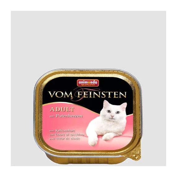 Animonda Vom Feinsten Adult (pulykaszív) alutálkás - Felnőtt macskák részére (100g)
