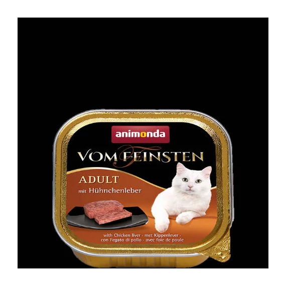 Animonda Vom Feinsten Adult (csirkemáj) alutálkás - Felnőtt macskák részére (100g)