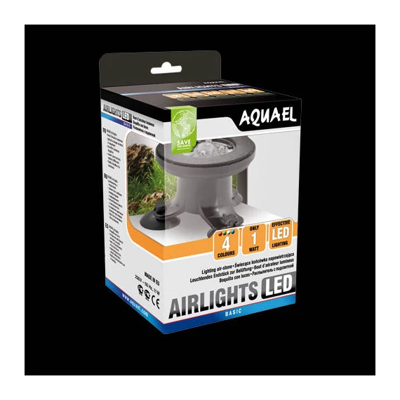 AquaEl Airlights LED - Akváriumi levegőztető LED világítással. (1W)