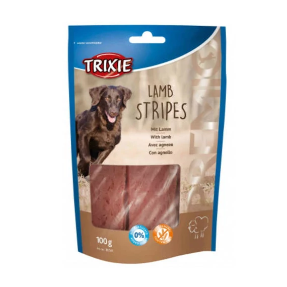 trixie 31741 Premio Lamb Stripes, 100g