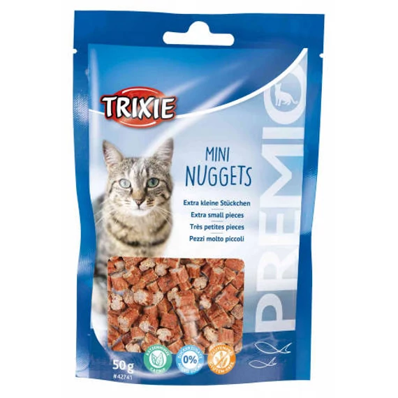 Trixie Mini Fish Nuggets - jutalomfalat (hal) macskák részére (50g)
