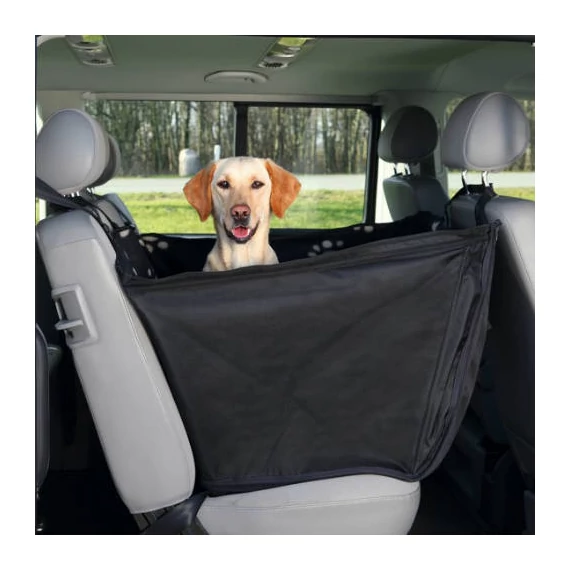 Trixie Protective Car Seat Cover - Autós ülésvédő huzat (fekete/bézs) hátsó ülésre (0,5x1,45m)