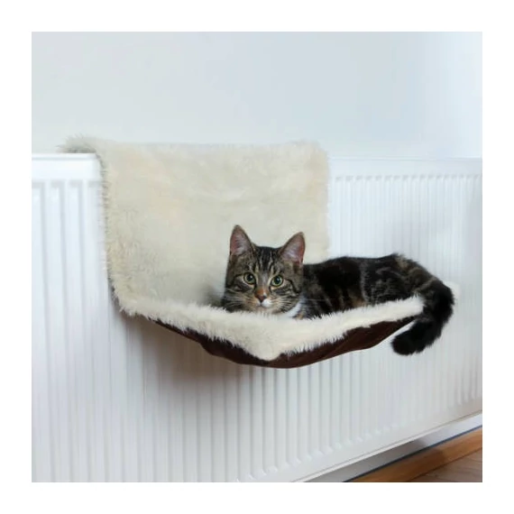 Trixie Radiator Bed - fekhely (krém/barna) radiátorra, macskák részére (45x26x31cm)