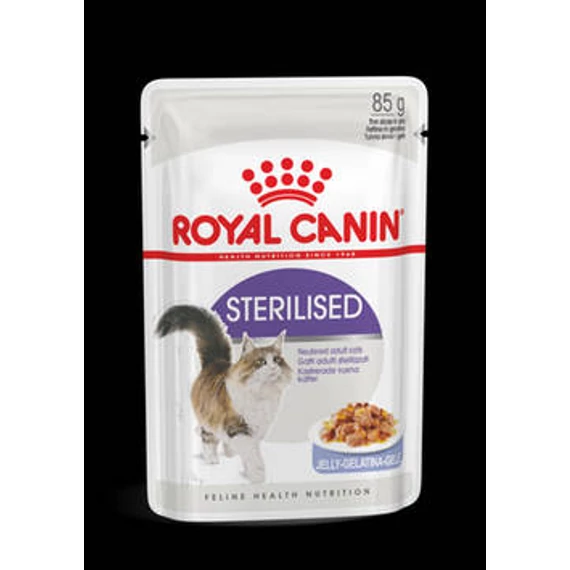 Royal Canin Feline Adult (Sterilized Jelly) - alutasakos (hús,kocsonya) eledel macskák részére (85g)
