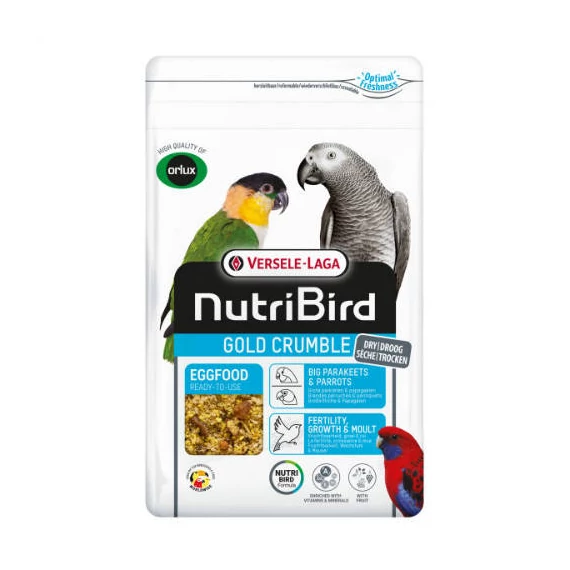 PR. NutriBird Gold Crumble Big Parakeets 800g