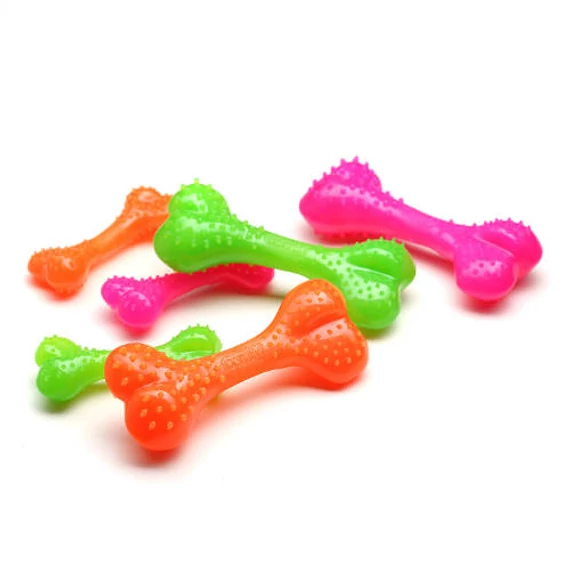 Comfy Orange Dental Bone - fogtisztítós játék (csont) kutyák részére (16,5x7x4,5cm)