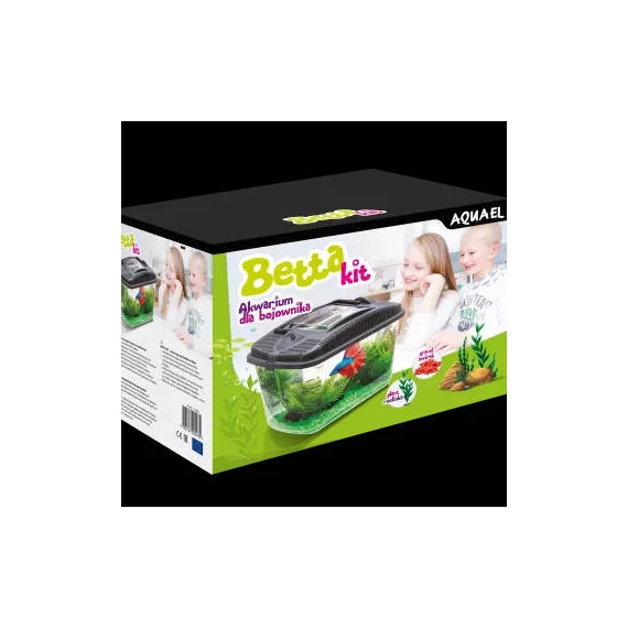 AquaEl Betta Kit - akvárium szett harcos halak részére (3liter/23,7x15,4x17,3cm)