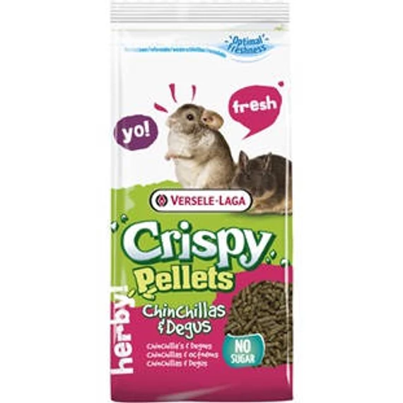 Versele-Laga Crispy Pellets - Pellet eleség csincsillák és deguk részére (1kg)
