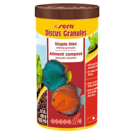 Sera Discus Granulat - granulatum táplálék díszhalak részére (1000ml) nature
