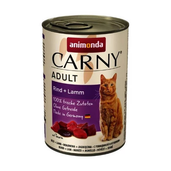 Animonda Carny Adult (marha,bárány) konzerv - Felnőtt macskák részére (400g)