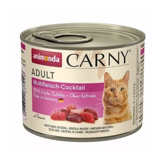 Animonda Carny Adult (multihús-koktél) konzerv - Felnőtt macskák részére (200g)