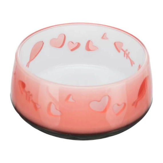 Trixie Plastic Bowl - műanyag tál (több féle színben) macskák részére (0,3l/Ø12cm)