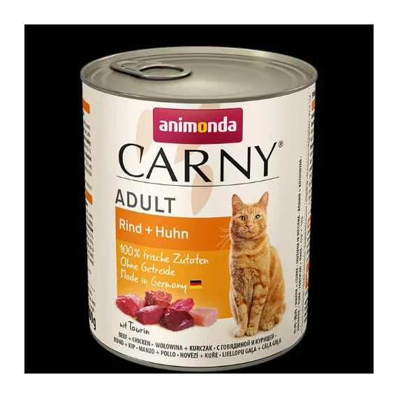 Animonda Carny Adult (marha,csirke) konzerv - Felnőtt macskák részére (800g)