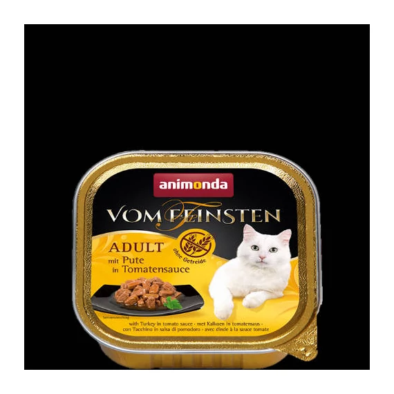 Animonda Vom Feinsten No Grain (pulyka-paradicsomszószban) alutálkás -Felnőtt macskák részére (100g)
