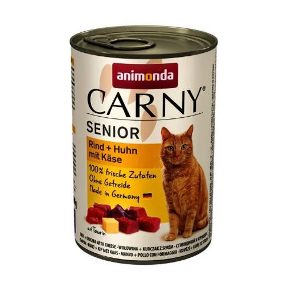 Animonda Carny Senior (csirke,marha,sajt) konzerv - Idős macskák részére (400g)