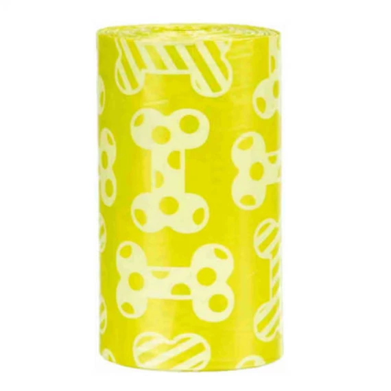 Trixie Poop Bags with Scent - ürülékes zacskó (citrom) illattal (20db/rolni/4db/csomag)