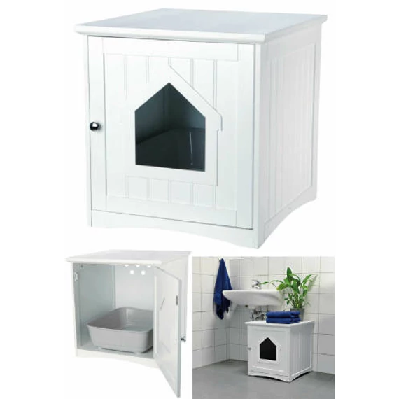 Trixie Cat House - macskaház (fehér) 49×51×51 cm