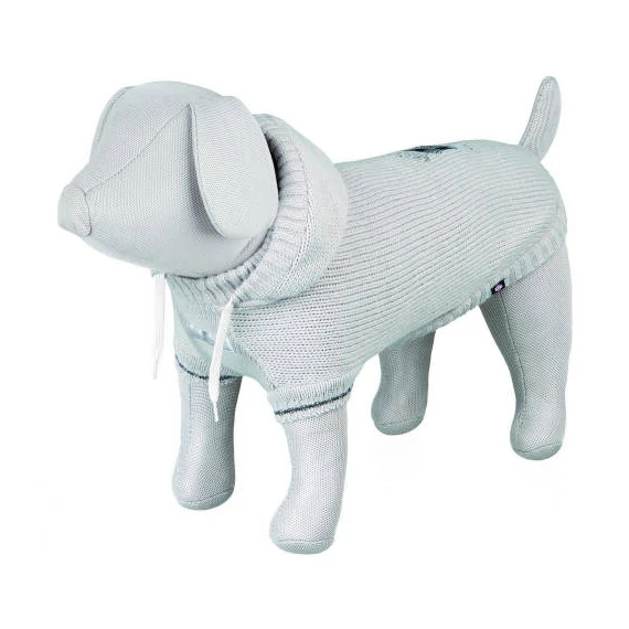 Trixie Prince Hoodie Pullover - kapucnis pulóver (szürke) kutyák részére (XS) 30cm - KIFUTÓ TERM.