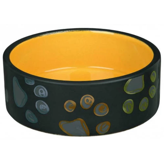 Trixie Jimmy Ceramic Bowl - kerámia tál (mintás, többféle színben) kutyák részére (1,5l/Ø20cm)