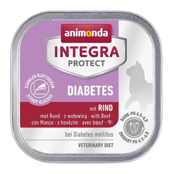 Animonda Integra Diabetes (marha) alutálkás - Cukorbeteg macskák részére (100g)