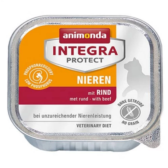 Animonda Integra Nieren (marha) alutálkás - Vesebeteg macskák részére (100g)