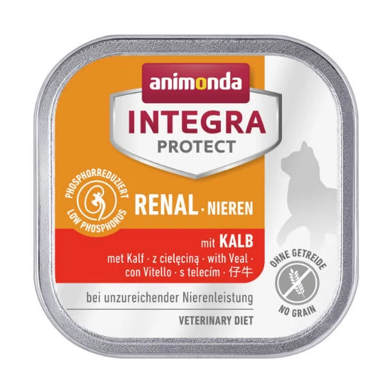 Animonda Integra Nieren (borjúhúsos) alutálkás - Vesebeteg macskák részére (100g)