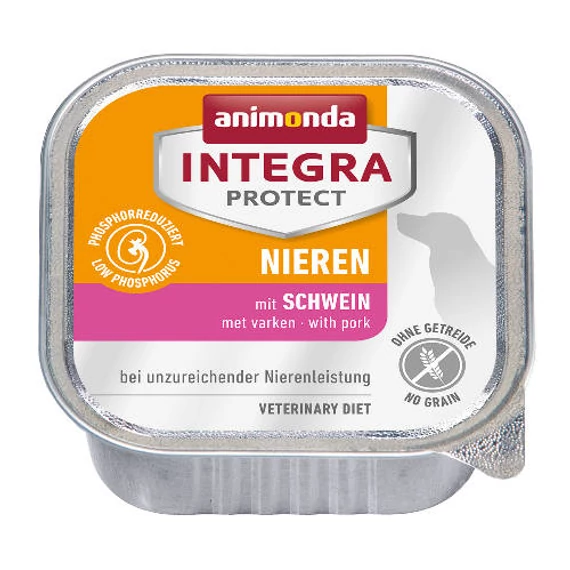 Animonda Integra Nieren (sertés) alutálkás - Vesebeteg kutyák részére (150g)