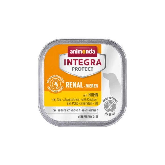 Animonda Integra Nieren (csirke) alutálkás - Vesebeteg kutyák részére (150g)