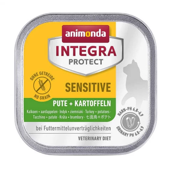 Animonda Integra Sensitive (pulyka-burgonya) alutálkás - Táplálék-intoleranciás macskák részére (100g)