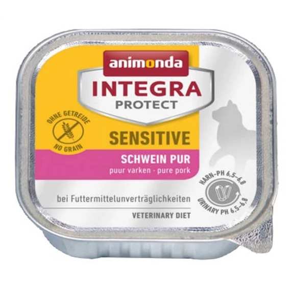 Animonda Integra Sensitive (sertés) alutálkás - Táplálék-intoleranciás macskák részére (100g)