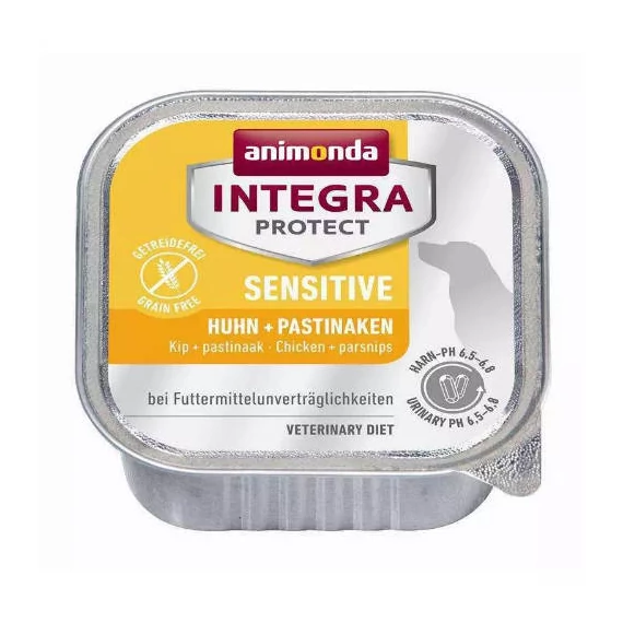 Animonda Integra Sensitive (csirke - paszternák) alutálkás - Táplálék intoleranciás kutyák részére (150g)