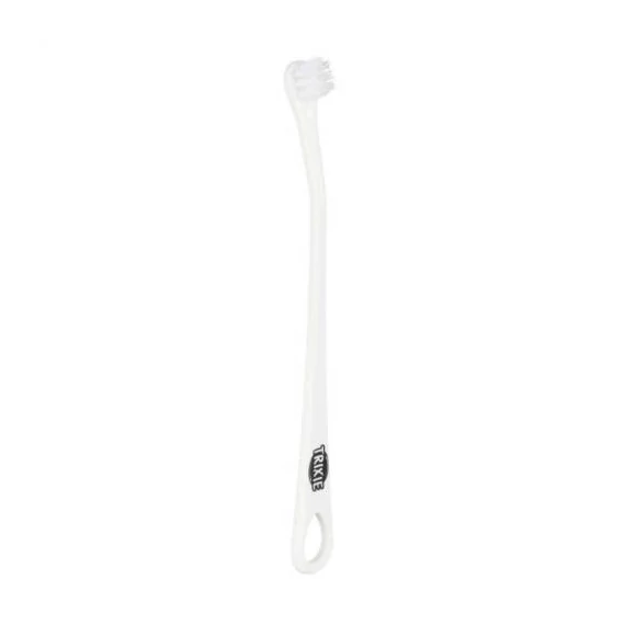 Trixie Toothbrush Set - fogkefe készlet (fehér) macskák és kistestű kutyák részére (4db/15cm)