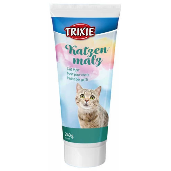 Trixie Katzen Malz Paste - kiegészítő eleség (szőroldó) malátás paszta macskák részére (240g)