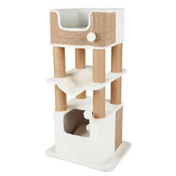 Trixie Lucano Scratching Post XXL - macskabútor (fehér/tópszín) 58x48/110cm