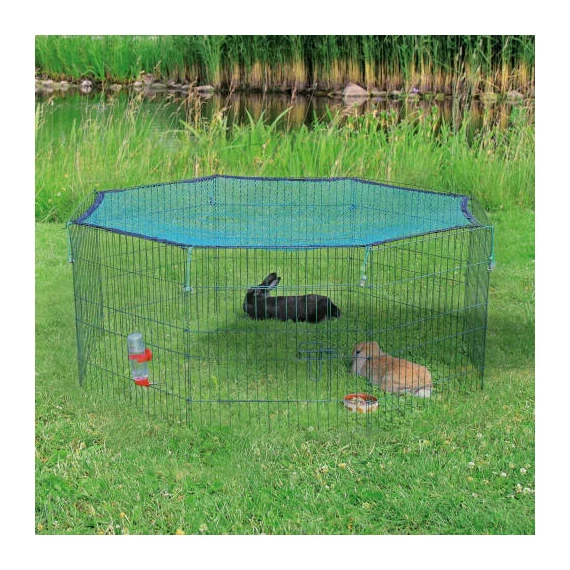 Trixie Outdoor Run with Cover - Kültéri kifutó fedélel nyulak részére (Ø150x57cm)