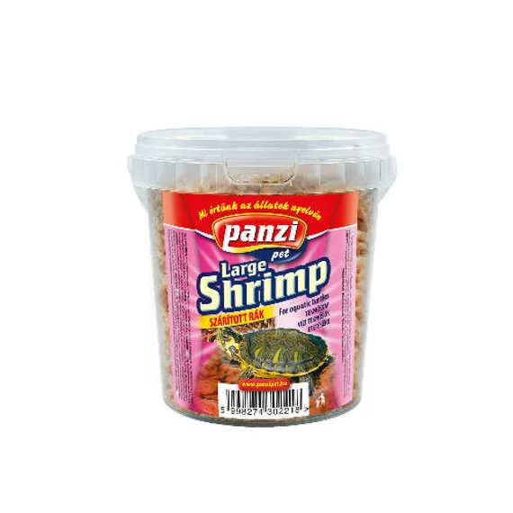 Panzi Shrimp - táplálék díszhalak részére (vödrös) 90g