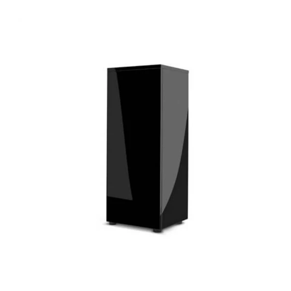 AquaEl Cabinet Glossy Cube Black - szekrény (fényes,fekete) 50x50 (mélység ajtóval) x90