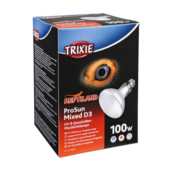 Trixie ProSun Mixed D3 Tungsten Lamp - izzó (UV-B,100W) terráriumok részére (ø95×130mm)