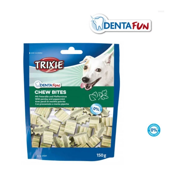 Trixie Denta Fun Chew Bites - jutalomfalat (petrezselyem,borsmentával) kutyák részére (150g)