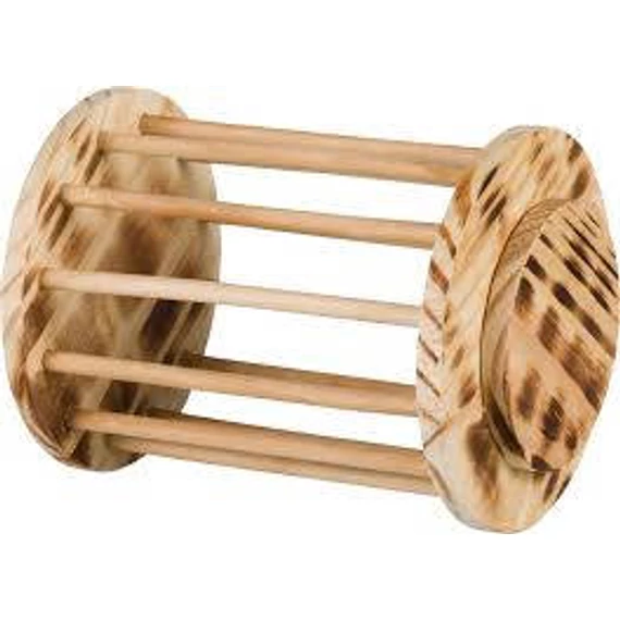trixie Hay Manger Roll - szénatartó henger (fából) ketrecbe (Ø15x19cm)