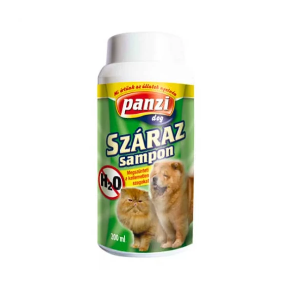 Panzi Száraz sampon kutyák és macskák számára (200ml)